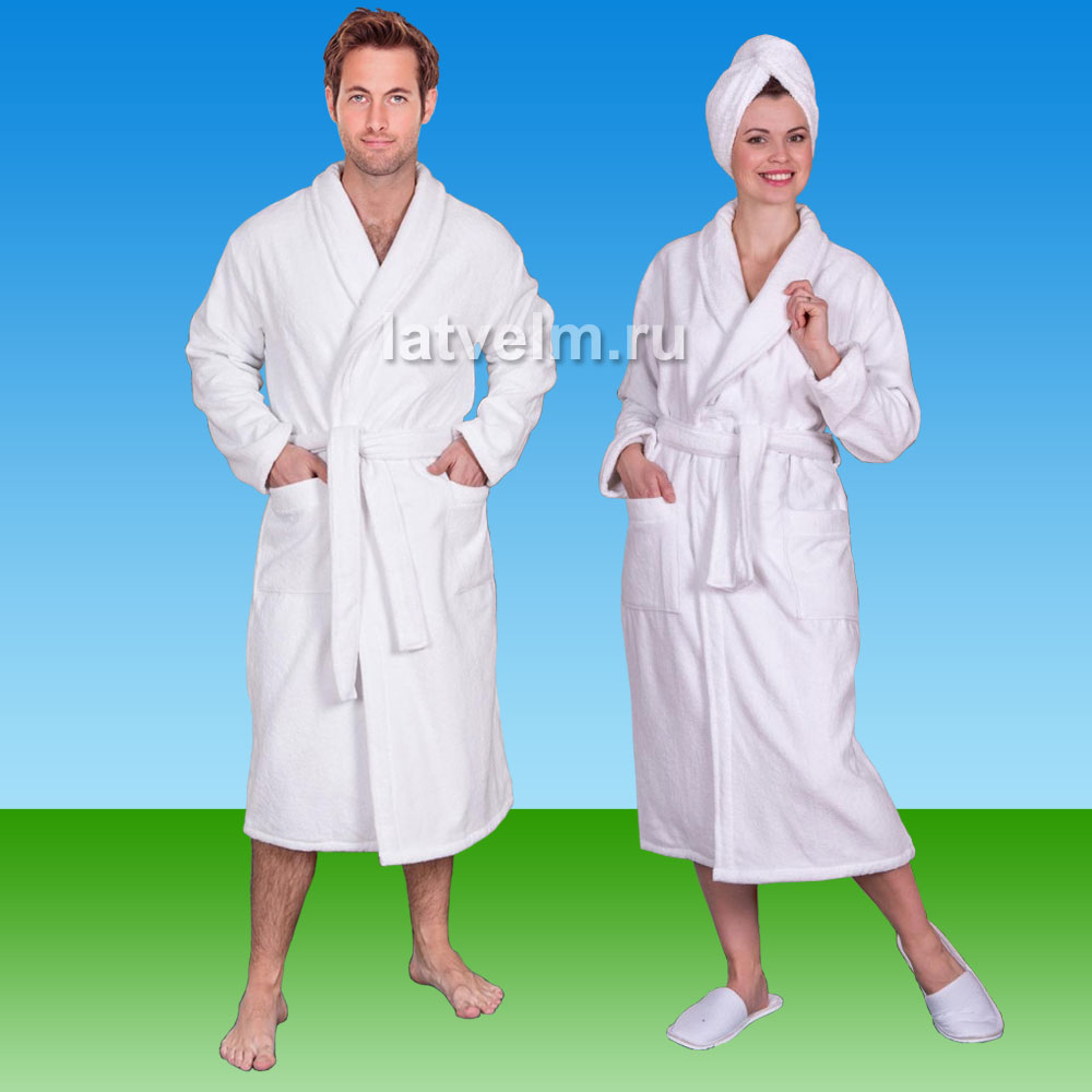 Белый халат мужской и женский